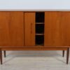 Mid-Century Danish High Sideboard in Teak, 1960s - Image 8