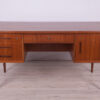 Mid-Century Freestanding Teak Desk, 1960s - Image 4