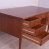 Mid-Century Freestanding Teak Desk, 1960s - Image 10