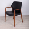 Fotel, proj. A. B. Madsen, E. Larsen, Fritz Hansen, Dania, lata 50.