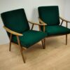 Vintage Czech Armchairs from TON, 1960s, Set of 2
